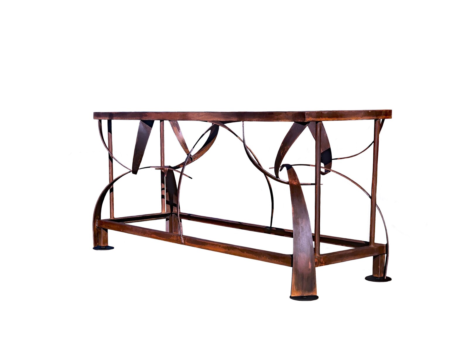 Metal Dining Table Base Dining Table Set With Benches Etsy