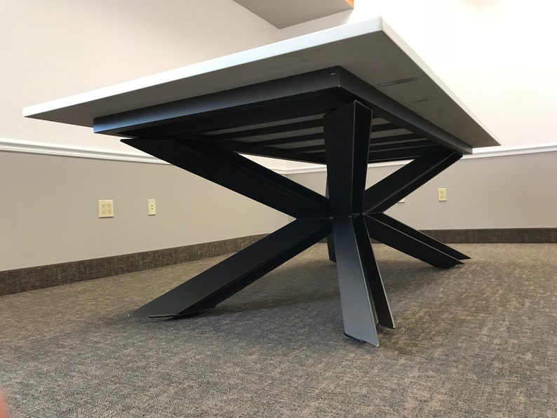 Industrial Conference Room Table Legs / Metal Table Legs Etsy