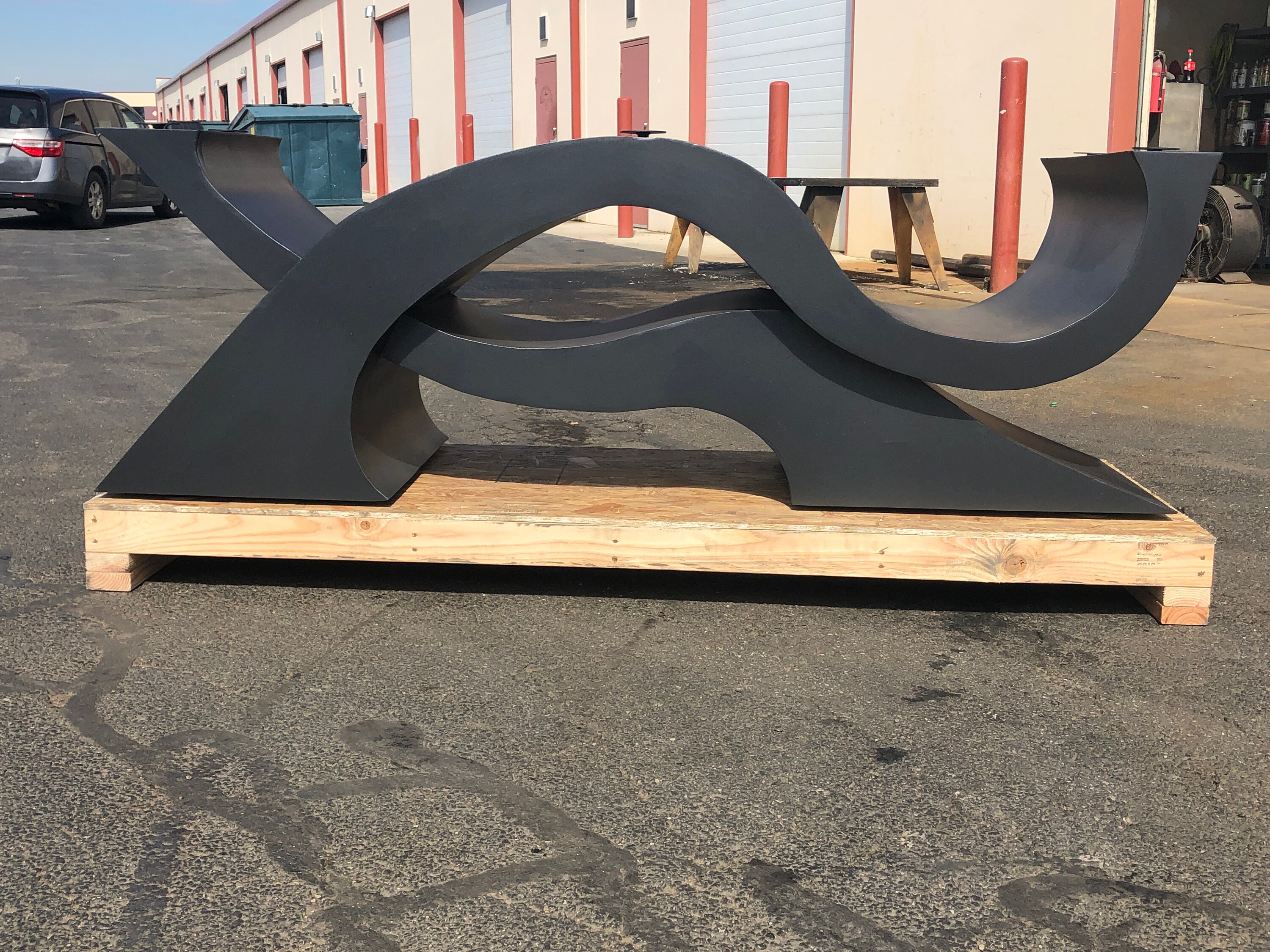 Sculptural Table Base Pedestal Table Etsy