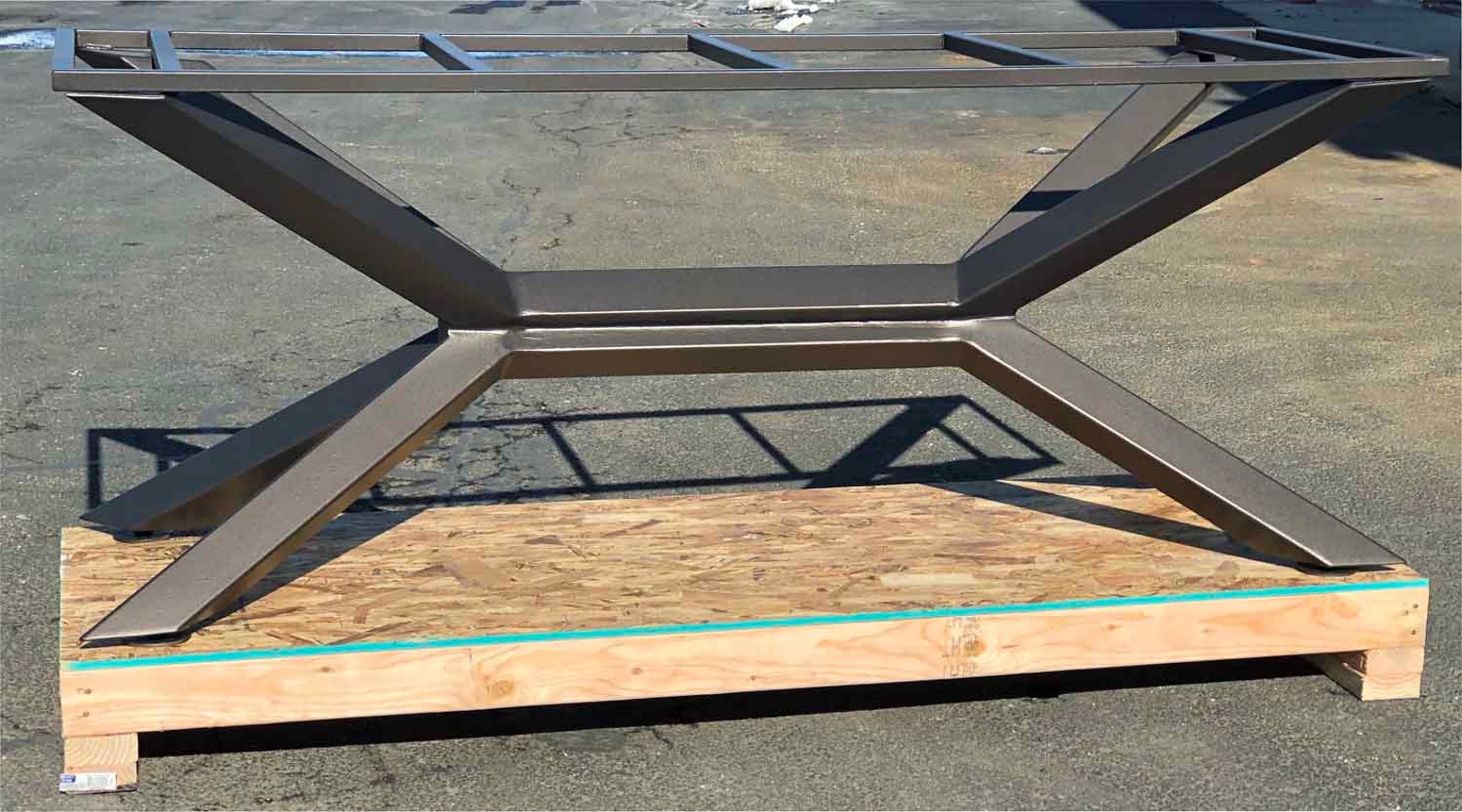 Metal Trestle Table Base Dining Table Base Etsy