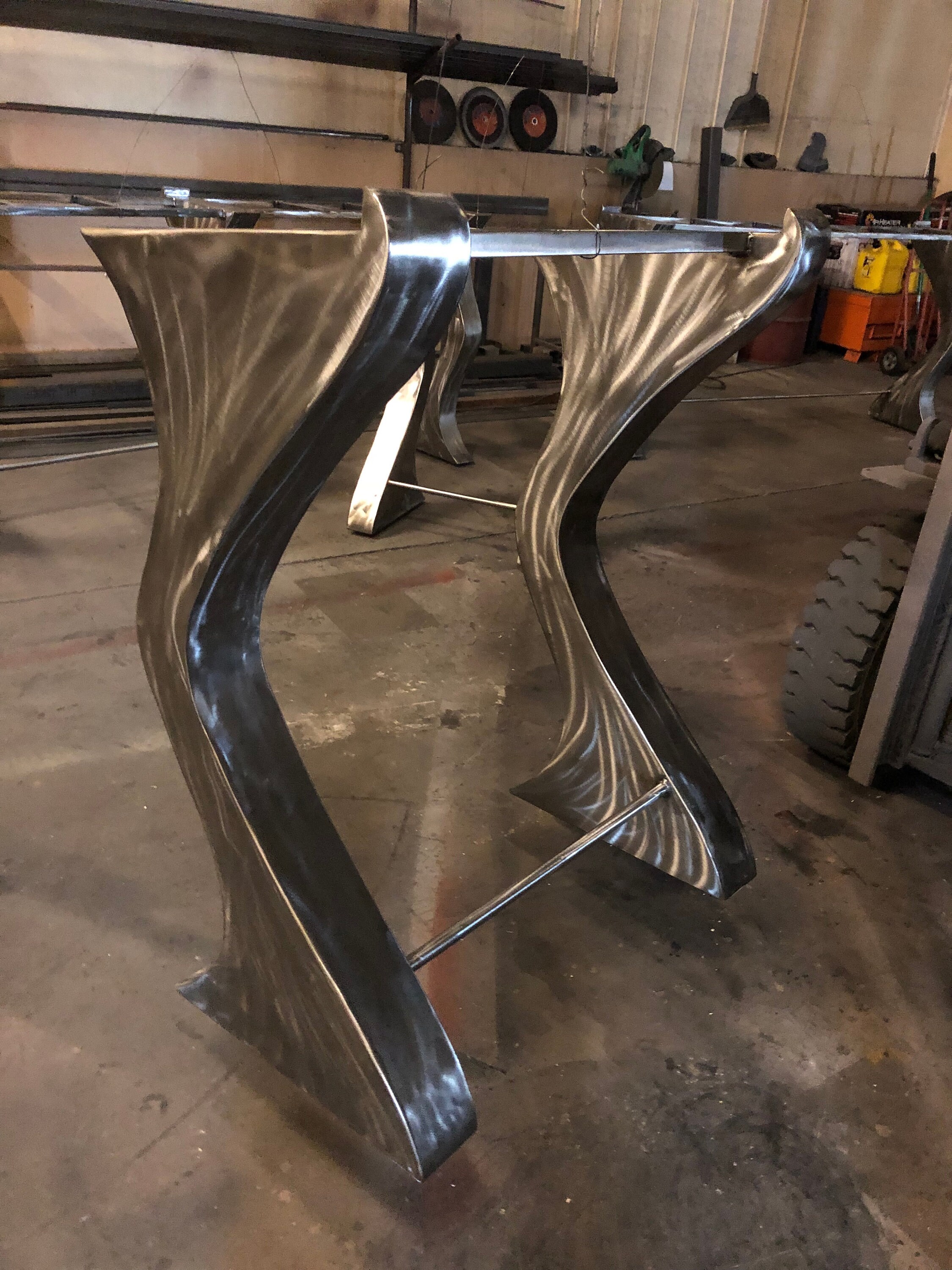 Metal Table Base / Counter Height Table / Bar Height Etsy