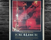 Vintage Original Film Poster Excalibur - 100x140 CM - 1981