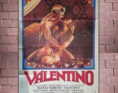 Vintage Original Film Poster Valentino - Rudolf Nureyev - Size 100x140 CM - 1977