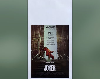 Cartel de la película Cine original Joker - Joaquin Phoenix - Robert De Niro