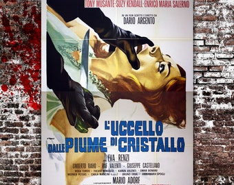 Original Film Poster Bird with the Glass Feathers - Dario Argento - Size. 140X200 CM