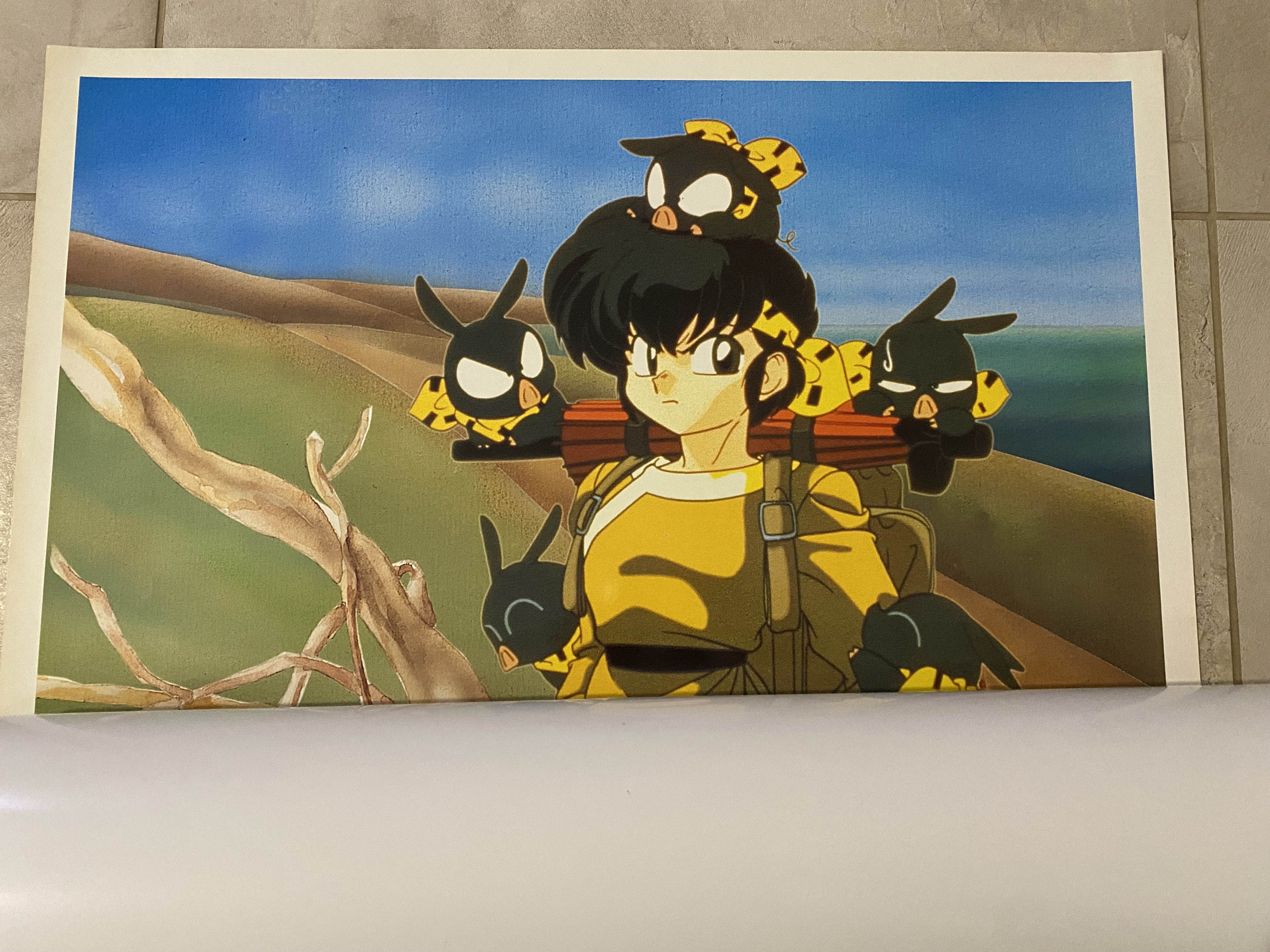 Vintage Poster Chan and Ryoga Ranma 1/2 - 1996 - Formato Vintage Poster Chan and Ryoga Ranma 1/2 - 1996 - Formato