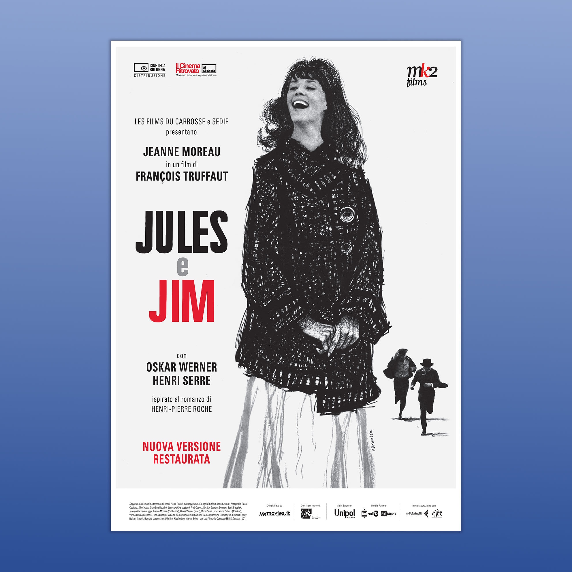 フランソワ トリュフォー Jules and Jim 1995年製ポスター フランソワ トリュフォー Jules and Jim 1995年製ポスター