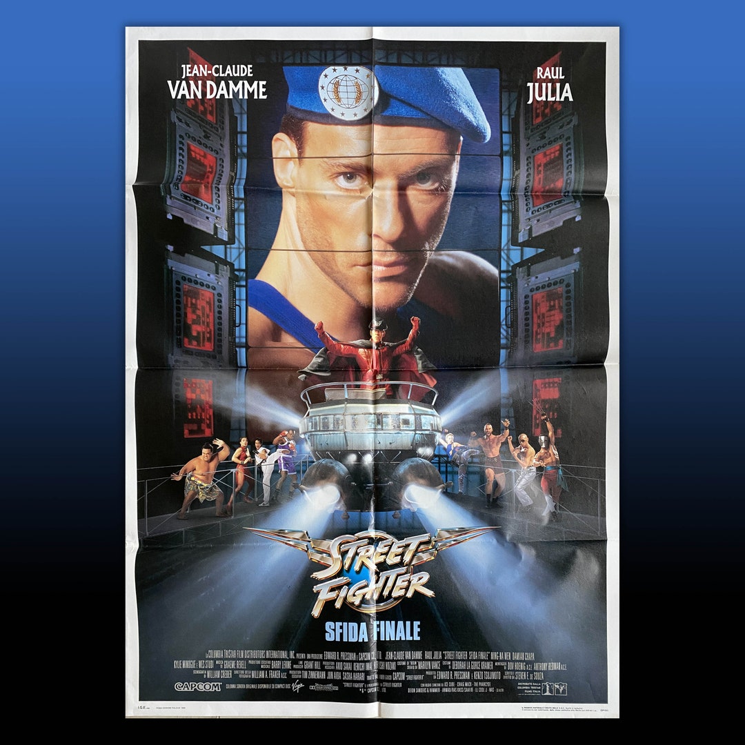 STREET FIGHTER 1994 ORIG. 11x17 MOVIE POSTER! JEAN-CLAUDE VAN DAMME GAME  ACTION!