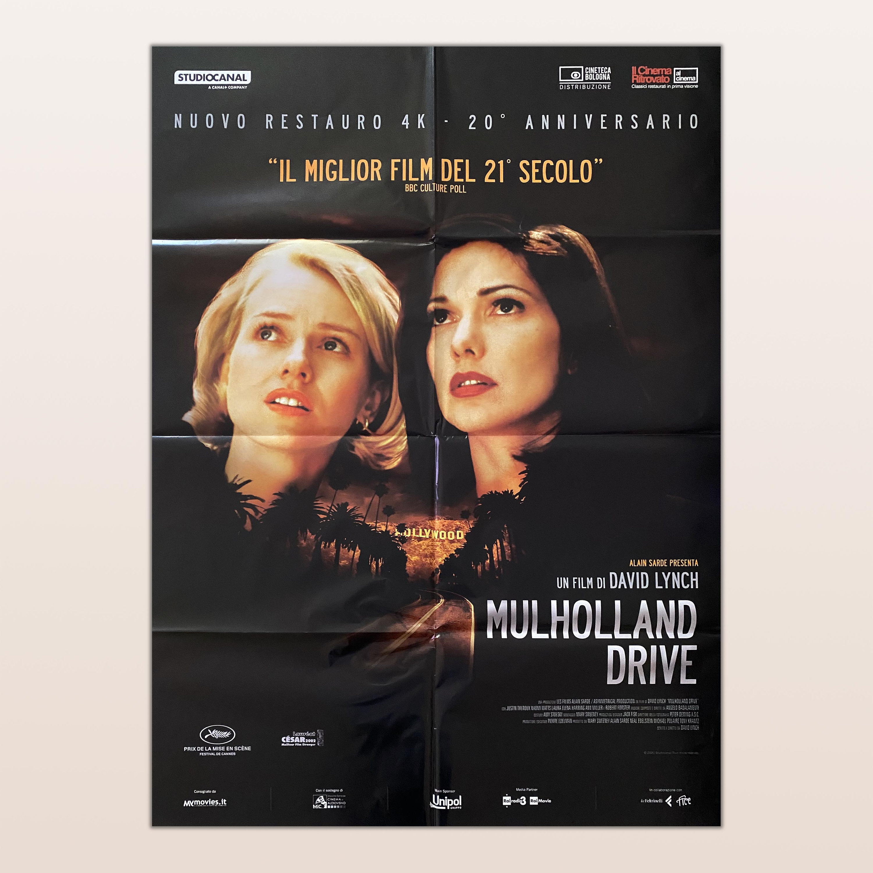 Original Movie Poster Mulholland Drive David Lynch 100X140CM image