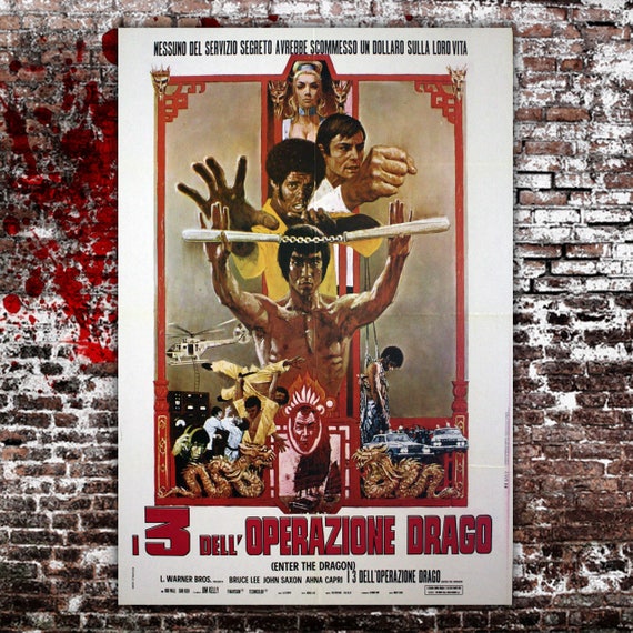 enter the dragon poster
