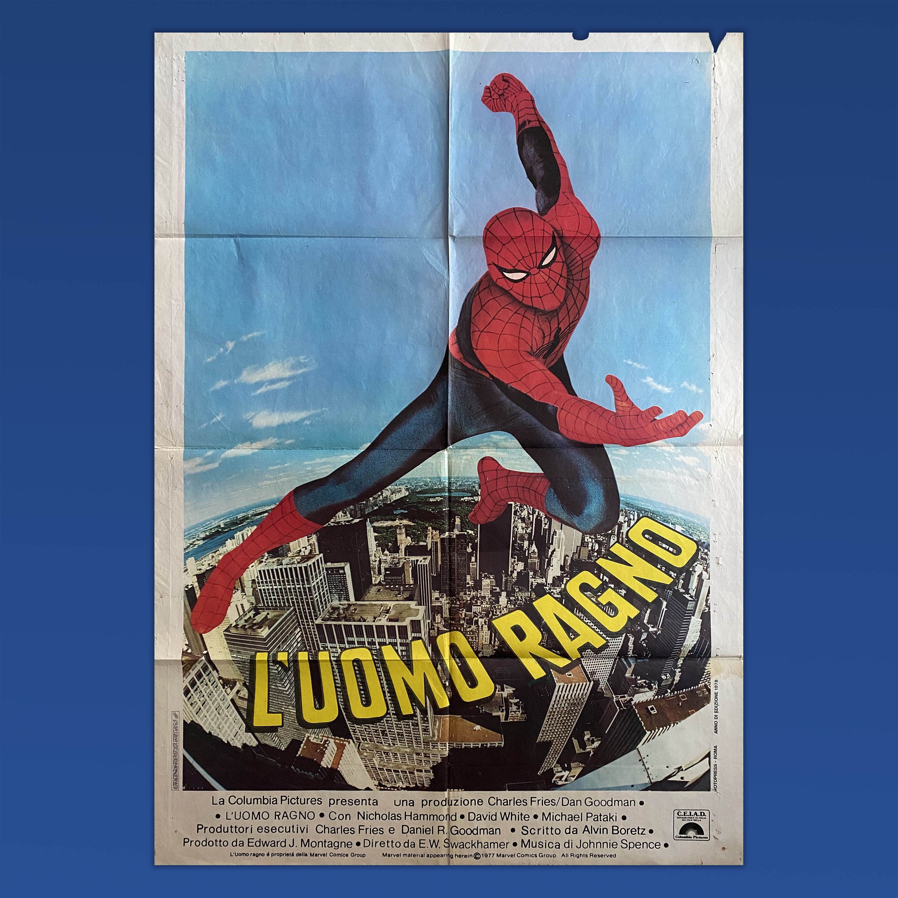 スパイダーマン 巨大ポスター 特撮