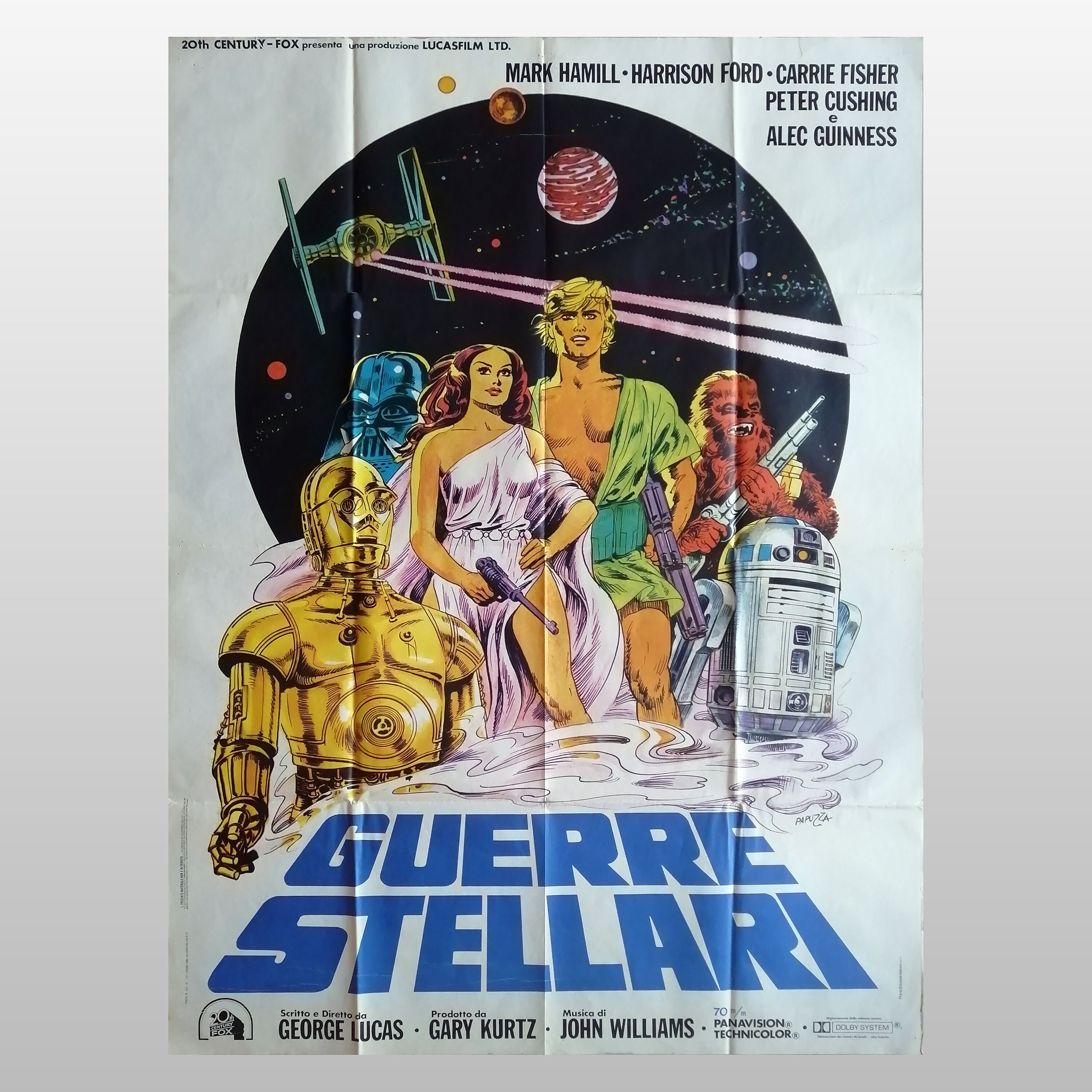 Giant Italian Original Movie Posters 2f Star Wars 1977 Size Etsy