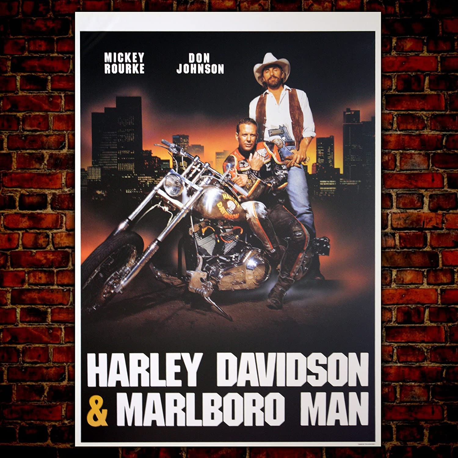 Harley Davidson And The Marlboro Man Movie Poster - Harley Davidson And The Marlboro Man Free Movie