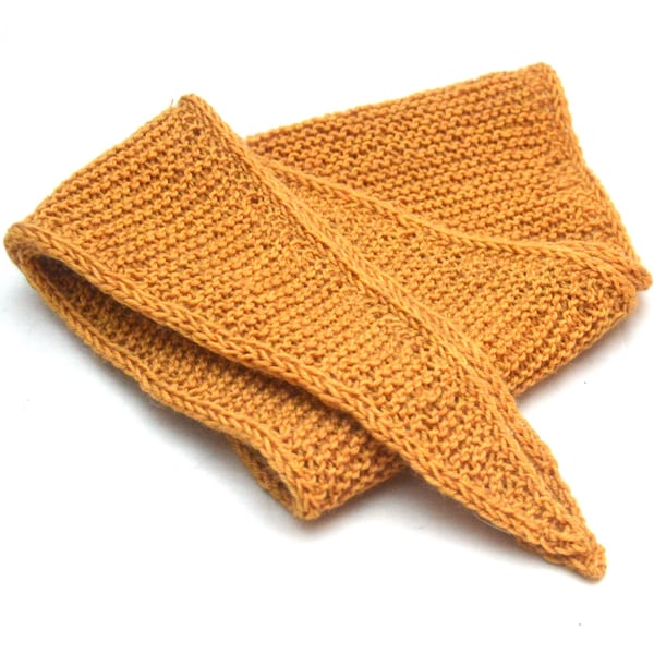 écharpe triangulaire tricot main en Mérinos chèche pour femme Hey Laine In France,