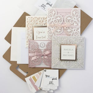 SAMPLE of invitations with FREE delivery! Order our sample invitation! Wedding Invitations DIY Cards