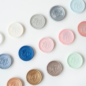Personalized Self Adhesive Wax Seal Sticker, Handmade Wax Seals Premade, Personalised Wax Seals, Wax Seal Stamp
