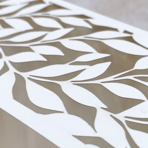 Ivory Arch Gatefold with Intricate Laser Cut Leaf Motif Laser Cut Covers ONLY, Wedding Invitation, Laser Cut Cover, DIY Handmade image 5