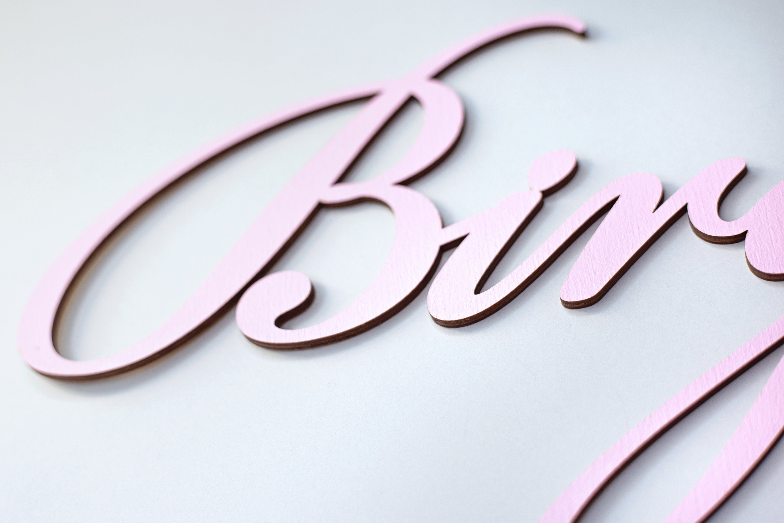 Personalized Wooden Name Wall Decoration Name Sign 20cm Etsy