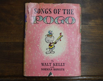 Songs of the Pogo by Walt Kelly and Norman Monath (Simon & Schuster 1956) - First Printing