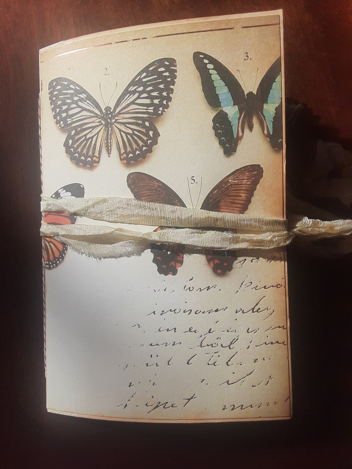Beautiful Butterflies junk journal writing book memory book | Etsy