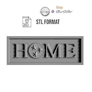 Tennessee HOME Design STL für 3D-Druck, CNC Holzbearbeitung