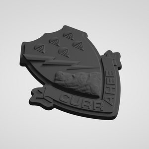 United States Army 506th Infantry Regiment STL Patch for 3D Printing, CNC Woodworking