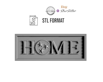 Tennessee HOME Design STL for 3D Printing, CNC Woodworking