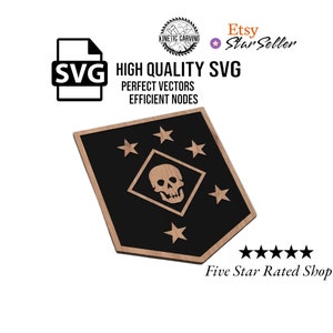 MARSOC Patch Military SVG File for Woodworking, CNC, Printing and Lasering