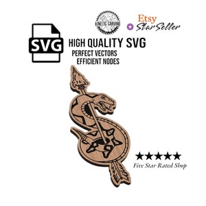Sniper School Patch Logo Militär SVG-Datei für Holzbearbeitung, CNC, Druck und Lasern