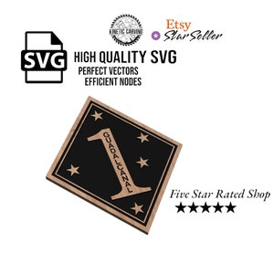 May include: A black and brown digital download of a 1st Infantry Division, Guadalcanal, patch. The patch is a square with a black background and a white star in each corner. The number "1" is in the center of the patch with the word "GUADALCANAL" written vertically around it. The text "HIGH QUALITY SVG" is above the patch. The text "PERFECT VECTORS" is below the patch. The text "EFFICIENT NODES" is below the text "PERFECT VECTORS".