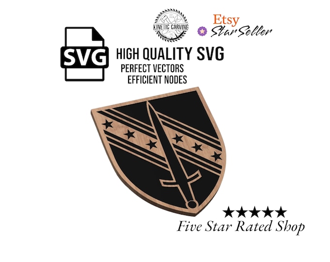 54th Security Force Assistance Brigade (SFAB) patch (National Guard), SVG File for Woodworking, CNC, Printing and Lasering