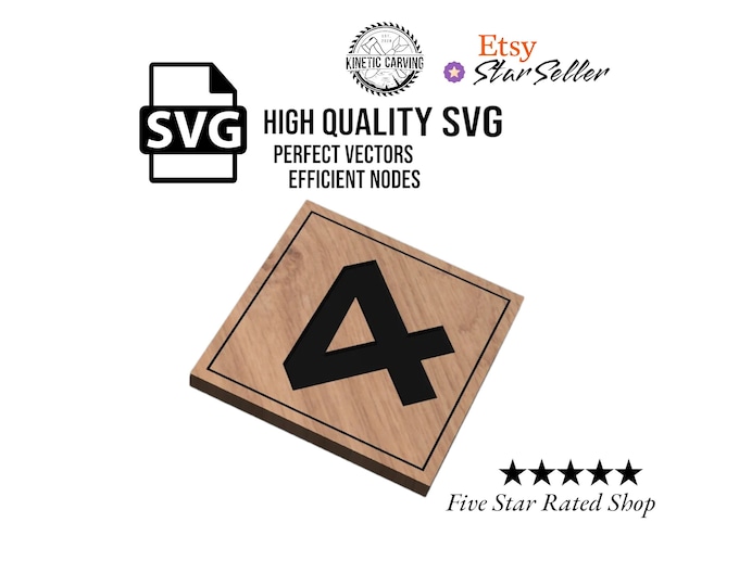 United States Military 4th Division Patch SVG File for Woodworking, CNC, Printing and Lasering
