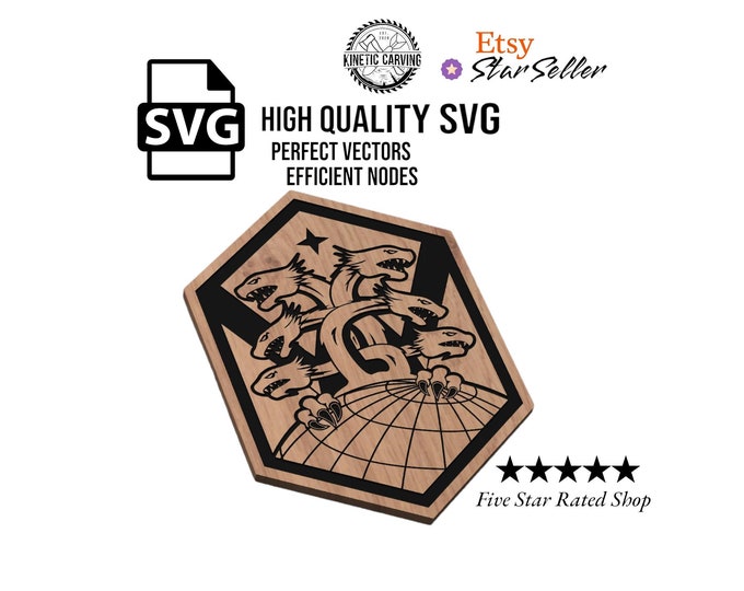 Space Force Space Base Delta 1 Command Patch Military SVG File for Woodworking, CNC, Printing and Lasering