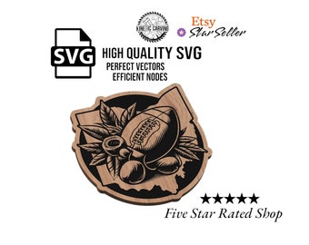 Ohio Football SVG File for Woodworking, CNC, Printing and Lasering