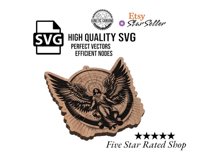 ArchAngel SVG File for Woodworking, CNC, Printing and Lasering