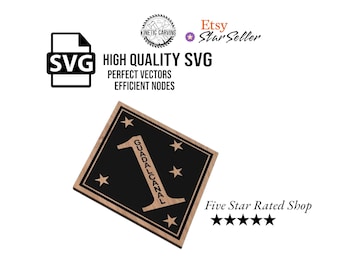 1st Division Military Patch SVG File: CNC Laser Cut Design (Digital Download)