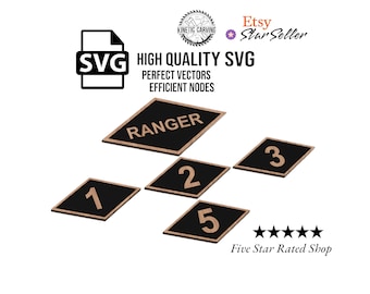 Ranger Military Logo SVG File: Laser Cut CNC Design (Digital Download)