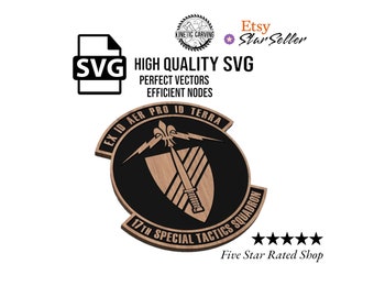 17th Special Tactics Squadron Patch SVG File: CNC, Laser Cut (Digital Download)