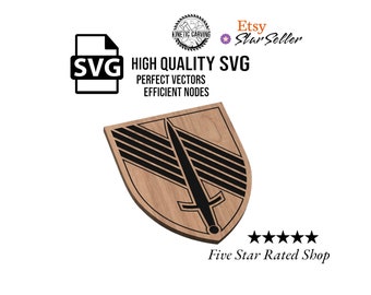 5th Security Force Assistance Brigade (SFAB) patch, SVG File for Woodworking, CNC, Printing and Lasering