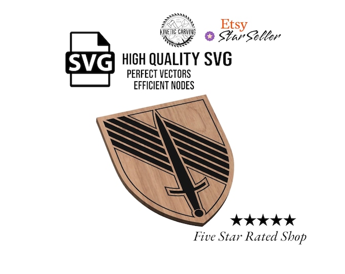 5th Security Force Assistance Brigade (SFAB) patch, SVG File for Woodworking, CNC, Printing and Lasering