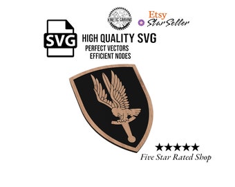 1st Aviation Brigade SVG | CNC Laser Cut File, Wood Wall Art, Glowforge Engraving, LightBurn Ready