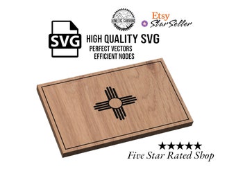 New Mexico State Flag SVG File for Woodworking, CNC, Printing and Lasering