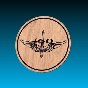 U.S. Army 160th Special Operations Aviation Regiment (Airborne) Patch, Logo Military SVG File for Woodworking, Printing and Lasering