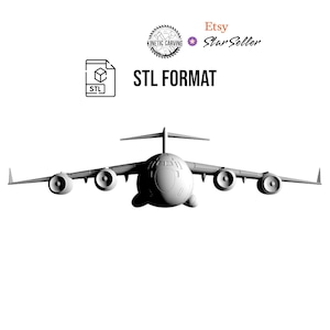 Fichier STL C-17 Globemaster III : modèle 3D d'avion militaire (téléchargement numérique)