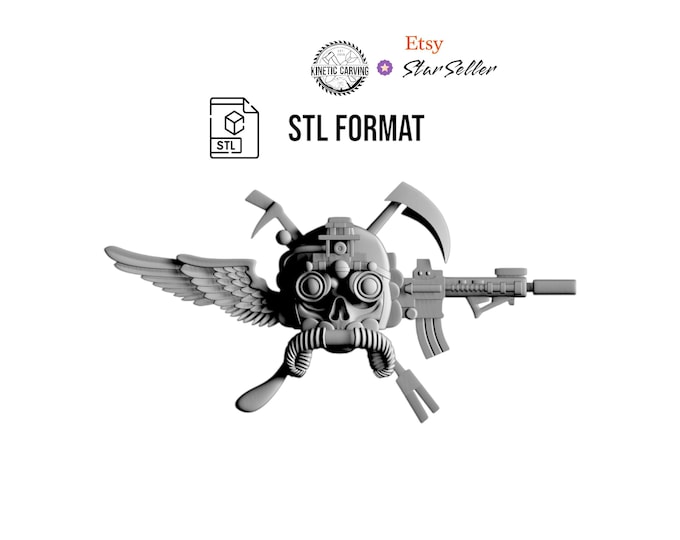 Maritime Special Purpose Force (EOD) STL for 3D Printing, CNC Woodworking