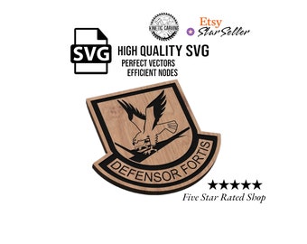 Air Force Security Forces Patch SVG File, Military CNC Laser Cut (Digital Download)