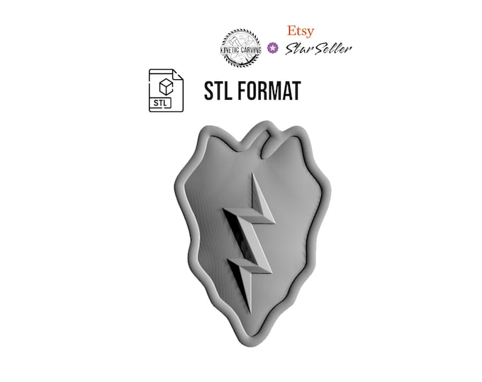 25th Infantry Division STL Patch for 3D Printing, CNC Woodworking