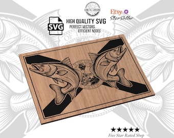 Florida Snook Fishing Pride SVG: CNC and Laser Cut Flag Design (Digital Download)