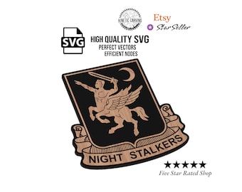160th SOAR Night Stalkers SVG File: Laser Cut CNC Design (Digital Download)