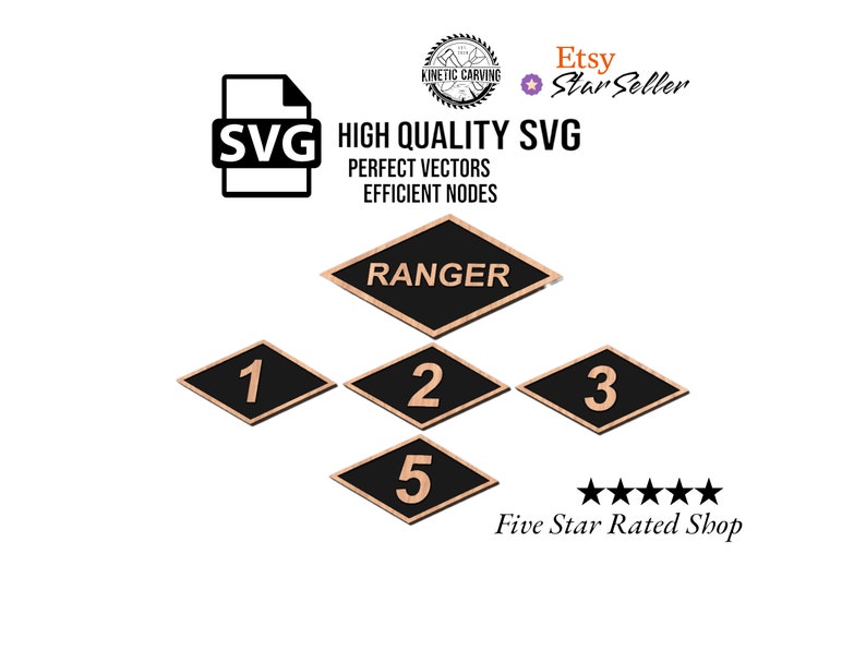 Ranger Military Logo SVG | CNC Laser Cut File, Wood Wall Art, Glowforge ...